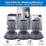 Anubhav Janni Washing Machine Vibration Pads Floor Trays Refrigerator Stand Height Adjustment Feet for Refrigerators Anti-Slip Rubber Washing Rubber (pack of 4) - Image 2