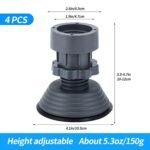 Anubhav Janni Washing Machine Vibration Pads Floor Trays Refrigerator Stand Height Adjustment Feet for Refrigerators Anti-Slip Rubber Washing Rubber (pack of 4) - Image 6