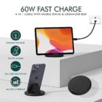 Anubhav Janni Data Cable Set Type C Lightening and Micro USB Port Inbuilt Mobile Stand Compatible All Other Android Phones Multifunctional Conversion Head Portable Storage Box (pack of 1) - Image 8