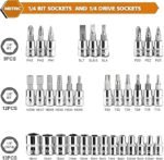Anubhav Janni 46 In 1 Pcs Tool Kit Screwdriver And Socket Set Multi Purpose Combination Case Precision Set Drive Bit Kit Multi-Purpose Tools Box For Home Set Heavy Duty screw (pack of 1) - Image 4