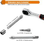 Anubhav Janni 46 In 1 Pcs Tool Kit Screwdriver And Socket Set Multi Purpose Combination Case Precision Set Drive Bit Kit Multi-Purpose Tools Box For Home Set Heavy Duty screw (pack of 1) - Image 5