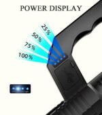 Anubhav Janni 4-core Super Bright Flashlight LED Torch Strong Light USB Rechargeable Outdoor Multi-Function Lamp Tactical Camping Searchlight COB Lantern Modes Spotlight with Solar (pack of 1) - Image 5