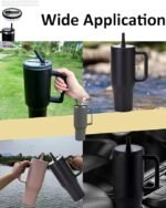 Anubhav Janni Tumbler with Straw 1200ml Stainless Steel - Sipper Cups for Adults Girls Double Wall Hot Cold Spill Proof Lid and Rust Straw Lid Vacuum Insulated Water Bottle (pack of 1) - Image 7