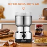 Anubhav Janni Nima Stainless Steel Coffee Grinder - Mini Mixer for Beans  Spices and More Efficient Durable Beans Home Kitchen Stainless Multifunctional Electric Blender Chutney (pack of 1) - Image 8