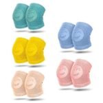 Anubhav Janni Baby Knee Pads Smiley For Crawling Toddler Leg Warms Non-slip Anti-Friction Socks Babies Pair Anti-Slip Padded Stretchable Elastic Cotton Soft Breathable Comfortable (pack of 2) - Image 3