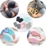 Anubhav Janni Baby Knee Pads Smiley For Crawling Toddler Leg Warms Non-slip Anti-Friction Socks Babies Pair Anti-Slip Padded Stretchable Elastic Cotton Soft Breathable Comfortable (pack of 2) - Image 5