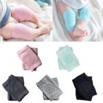Anubhav Janni Baby Knee Pads Smiley For Crawling Toddler Leg Warms Non-slip Anti-Friction Socks Babies Pair Anti-Slip Padded Stretchable Elastic Cotton Soft Breathable Comfortable (pack of 2) - Image 6