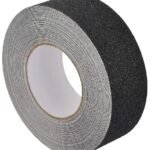 Anubhav Janni Anti slip Black Tape Fall Resistant With Pet Material And Solvent Acrylic Adhesive For Slippery Floors Staircase Ramps Indoor, Outdoor Use Skid for Stairs Heavy Duty (pack of 1)