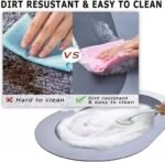 Anubhav Janni Bathroom Oval Door Mat Floor Bath Carpet Non Slip for Cushion Super Absorbent Soft Quick Dry Dirt Barrier Home Office Non-Slip Quick-Dry Multi-Color Multi-Shape (pack of 1) - Image 8