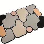 Anubhav Janni 5D Puzzle Mat Colorful Anti Slip Rubber Floor Soft Printed Bath for Bathroom Home Kitchen Entry Door Living Room Daily Use5D | New Beautiful Anti-Slip Water Absorbent Bar (pack of 1)