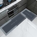 Anubhav Janni Kitchen Mats Set Waterproof Memory Foam Anti-Fatigue Mat Non-Slip Rug for Kitchen Sink Laundry Home Office Water Absorbing Anti-Slip Waterproof ashable Floor Home (pack of 2) - Image 3