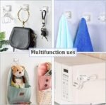 Anubhav Janni Curtain Hook No Drill Rod Brackets Drilling Self Adhesive Holder Hooks Nail Free Adjustable Hangers Home Bathroom and Hotel for Kitchen Wall Shower Window (pack of 10) - Image 9