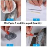 Anubhav Janni Metal Repair Tube (A+B) Heavy Duty Adhesive | Industrial Strength Bonding Glue Waterproof Heat Resistant Instant Crack Hole Leak Mending Cold Weld Paste Gel Ab (pack of 1) - Image 2