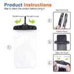 Anubhav Janni Mobile Pouch Heavy Waterproof Phone Rain Cover for All Types of Transparent IPX8 Universal Case Dry Bag with Lanyard iPhone Water Proof Cell Beach Vacation With pouch (pack 2) - Image 6