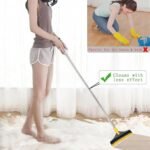 Anubhav Janni 2 in 1 Floor Brush Scrubber Cleaning Scrub with Long Handle Squeegee 120°Rotating Adjustable V-Shaped Head Tile for Bathroom and Kitchen Wiper Tiles Home (pack of 1) - Image 5