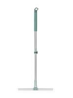 Anubhav Janni Slim Floor Wipes Heavy Duty Magic Broom Silicone Wiper with 180° Rotating Head Stainless Steel Extendable Handle Multipurpose Bathroom Kitchen Floor Squeegee Cleaning (pack of 1)