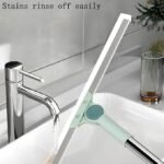 Anubhav Janni Slim Floor Wipes Heavy Duty Magic Broom Silicone Wiper with 180° Rotating Head Stainless Steel Extendable Handle Multipurpose Bathroom Kitchen Floor Squeegee Cleaning (pack of 1) - Image 2