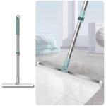 Anubhav Janni Slim Floor Wipes Heavy Duty Magic Broom Silicone Wiper with 180° Rotating Head Stainless Steel Extendable Handle Multipurpose Bathroom Kitchen Floor Squeegee Cleaning (pack of 1) - Image 7