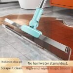 Anubhav Janni Slim Floor Wipes Heavy Duty Magic Broom Silicone Wiper with 180° Rotating Head Stainless Steel Extendable Handle Multipurpose Bathroom Kitchen Floor Squeegee Cleaning (pack of 1) - Image 9
