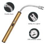 Anubhav Janni USB Gas Lighter Electric Rechargeable Plasma Flameless Windproof 360° Flexible Neck Arc for Kitchen Barbecue Candles Stove Fireworks Pooja Tech Upgraded Saftey (pack of 1) - Image 5