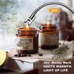 Anubhav Janni USB Gas Lighter Electric Rechargeable Plasma Flameless Windproof 360° Flexible Neck Arc for Kitchen Barbecue Candles Stove Fireworks Pooja Tech Upgraded Saftey (pack of 1) - Image 8