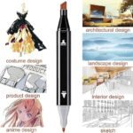 Anubhav Janni 48 pcs Marker Pen Set Permanent Markers for Office School Art Craft DIY Projects Bold and Vibrant Colors Fine Tip Broad Quick-Dry Waterproof Ink Non-Toxic (pack of 1) - Image 3