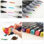 Anubhav Janni 60 pcs Marker Pen Metallic Colors Medium Point Tip Art Markers Set for Rocks Ceramic Glass Wood Fabric Canvas Mugs Alcohol art markers set Drawing colour Dual Brush Pens (pack of 1) - Image 8