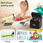 Anubhav Janni 80 Pcs Marker Set Dual Tip Colourful Art Markers Sketch Pens Broad Fine Double Head For Painting  Sketching Drawing Coloring Professional Permanent Markers Carrying Case (pack of 1) - Image 7