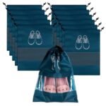 Anubhav Janni Shoe Bag for Travel Storage Organizer Women Men Dustproof Bags Pouches Cover with Transparent Window Travelling Shoe Shoes and Essentials or Accessories Shoe Pouch Gym (pack of 10) - Image 9