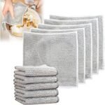 Anubhav Janni Single Layer Dish Cloth Multipurpose Wire Dishwashing Rags Non-Scratch for Washing Dishes Sinks Counters Steel Scrubber Utensils Cleaning Lightweight Dishwasher (pack of 10) - Image 9