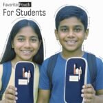 Anubhav Janni Pencil Pouch Dark Blue Case for School Office Multi Compartment Organizer Durable Nylon Large Capacity Expandable Special and White Multi-Compartment Stationery (pack of 1) - Image 4