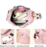 Anubhav Janni 6 Pocket Bag Lightweight Travel Sport Gym Duffle with Shoe Compartment Spacious Storage Portable and Durable Multiple Waterproof for Men Women's use Carry Luggage (pack of 1) - Image 6