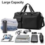 Anubhav Janni 6 Pocket Bag Lightweight Travel Sport Gym Duffle with Shoe Compartment Spacious Storage Portable and Durable Multiple Waterproof for Men Women's use Carry Luggage (pack of 1) - Image 8