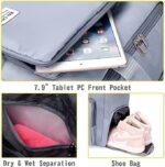 Anubhav Janni 6 Pocket Bag Lightweight Travel Sport Gym Duffle with Shoe Compartment Spacious Storage Portable and Durable Multiple Waterproof for Men Women's use Carry Luggage (pack of 1) - Image 9