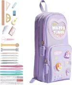 Anubhav Janni Pencil Pouch 6 Layer with 3 Compartment Cute Aesthetic Case for Girls Large Capacity School Kids Stationary Gift Premium 6-Layer Compartments – Perfect Stationery (pack of 1) - Image 7