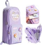 Anubhav Janni Pencil Pouch 6 Layer with 3 Compartment Cute Aesthetic Case for Girls Large Capacity School Kids Stationary Gift Premium 6-Layer Compartments – Perfect Stationery (pack of 1) - Image 8