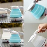 Anubhav Janni Folding Electric Kettle Fast Boiling Beautiful Design Collapsible Portable 600Ml Boil Dry Protection 100-240V Food Grade Silicone Foldable 600ml (pack of 1) - Image 3