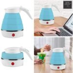 Anubhav Janni Folding Electric Kettle Fast Boiling Beautiful Design Collapsible Portable 600Ml Boil Dry Protection 100-240V Food Grade Silicone Foldable 600ml (pack of 1) - Image 9
