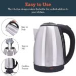Anubhav Janni Scarlet Electric Kettle 2 Litre Design For Hot Water Fast Boiling Tea Cordless Instant Machine Drinking Heater for boiling Liter Multipurpose Coffee (pack of 1) - Image 6