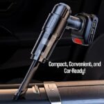 Anubhav Janni 4 in 1 Portable Car Vacuum Cleaner, USB Rechargeable Wireless Handheld Cleaner Traveling Camping Reusable Cleaning Solution Office Home Kitchen Cordless Powerful (pack of 1) - Image 6