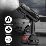 Anubhav Janni 4 in 1 Portable Car Vacuum Cleaner, USB Rechargeable Wireless Handheld Cleaner Traveling Camping Reusable Cleaning Solution Office Home Kitchen Cordless Powerful (pack of 1) - Image 7