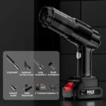 Anubhav Janni 4 in 1 Portable Car Vacuum Cleaner, USB Rechargeable Wireless Handheld Cleaner Traveling Camping Reusable Cleaning Solution Office Home Kitchen Cordless Powerful (pack of 1) - Image 9