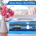 Anubhav Janni Blue Titanic Ship Liquid Wave Cruise Decoration and Iceberg That No Longer Sinks Suitable for Car Bedroom Bathroom Sensory Play Desk or Paper weight Toy (pack of 1) - Image 2