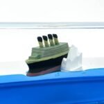 Anubhav Janni Blue Titanic Ship Liquid Wave Cruise Decoration and Iceberg That No Longer Sinks Suitable for Car Bedroom Bathroom Sensory Play Desk or Paper weight Toy (pack of 1) - Image 5