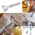 Anubhav Janni Stainless Steel Corn Peeler – Magic Cob Stripper Tool Removes Kernels in Seconds Sharp Blade Ergonomic Handle Easy to Clean Durable Kitchen Gadget for Sweet Stainless (pack of 1) - Image 3