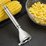 Anubhav Janni Stainless Steel Corn Peeler – Magic Cob Stripper Tool Removes Kernels in Seconds Sharp Blade Ergonomic Handle Easy to Clean Durable Kitchen Gadget for Sweet Stainless (pack of 1) - Image 5