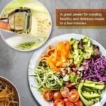 Anubhav Janni Stainless Steel 2 in 1 Vegetable Peeler Multi-Functional Fruit Shredder Slicer Double Cutter Potato Cucumber Carrot Melon Grater Veggie and for Potatoes Cucumbers (pack of 1) - Image 7