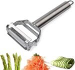 Anubhav Janni 3 in 1 Vegetable Peeler Multi-Functional Fruit Shredder Slicer Double Planing Cutter Potato Cucumber Carrot Melon Grater for Fruits Vegetables Multi Purpose Kitchen (pack of 1)