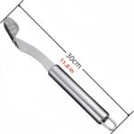 Anubhav Janni Chili Corer Remover Kitchen Tool Stainless Steel Pepper Deseeder – Serrated Core for Jalapeños Bell Peppers Fruits Vegetables Chili Seed Knife (pack of 1) - Image 2
