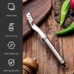 Anubhav Janni Chili Corer Remover Kitchen Tool Stainless Steel Pepper Deseeder – Serrated Core for Jalapeños Bell Peppers Fruits Vegetables Chili Seed Knife (pack of 1) - Image 9